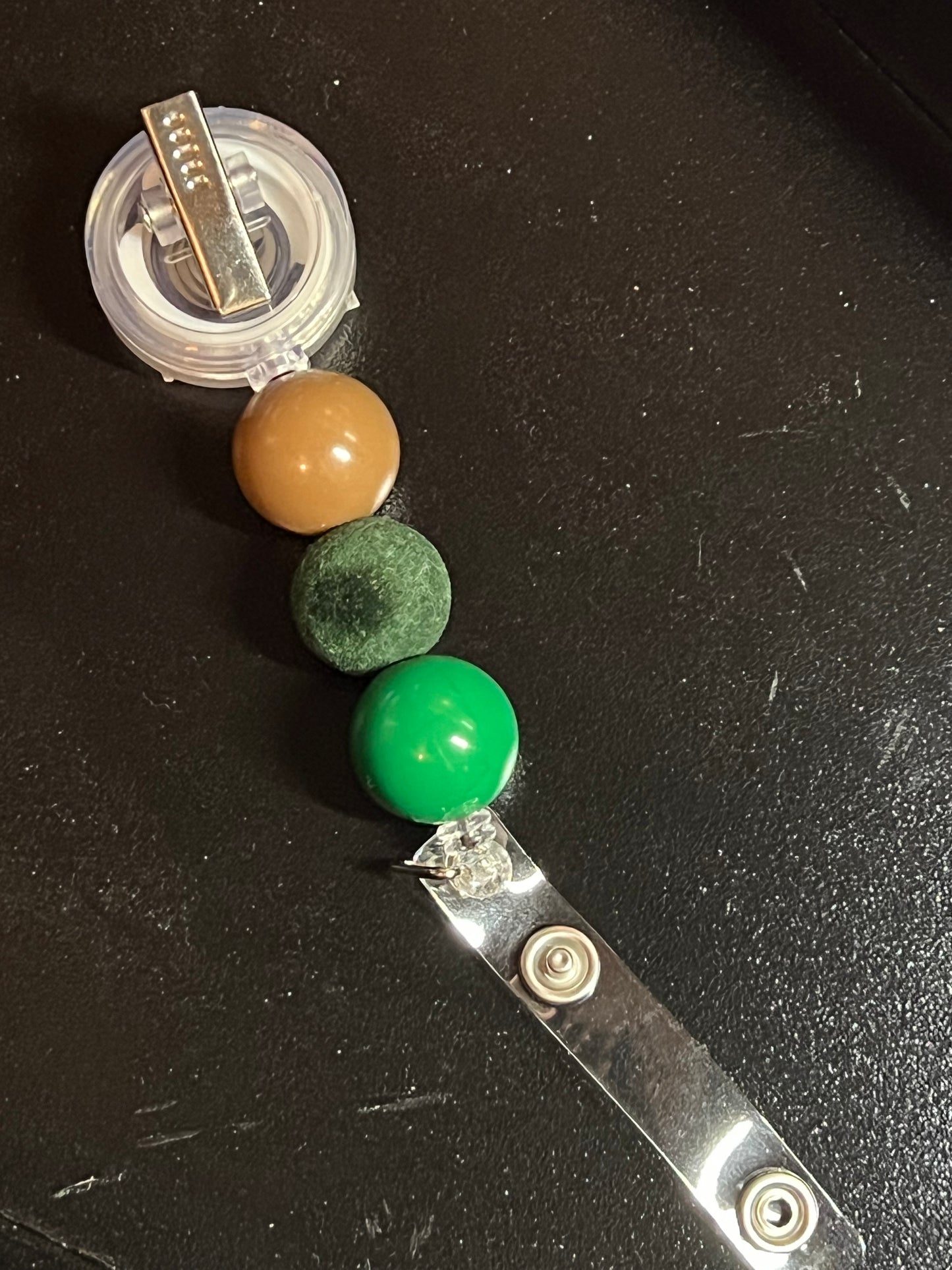 *INTERCHANGEABLE* Badge Reel Base ONLY~ EARTH TONES