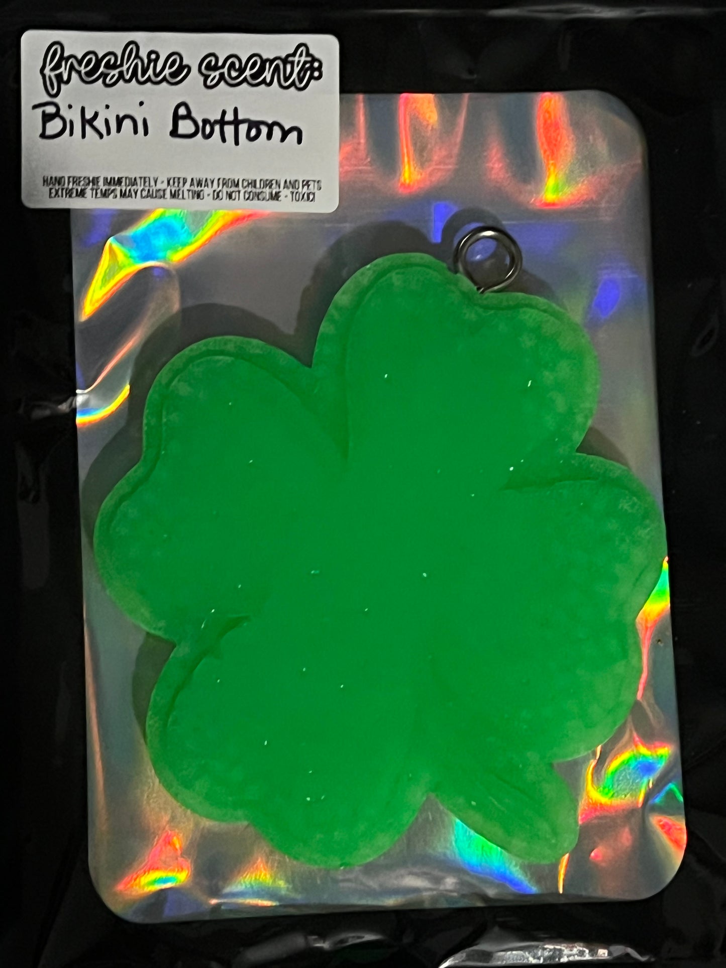 *Unfinished* 4 Leaf Clover Car Freshie (Bikini Bottom Scent)