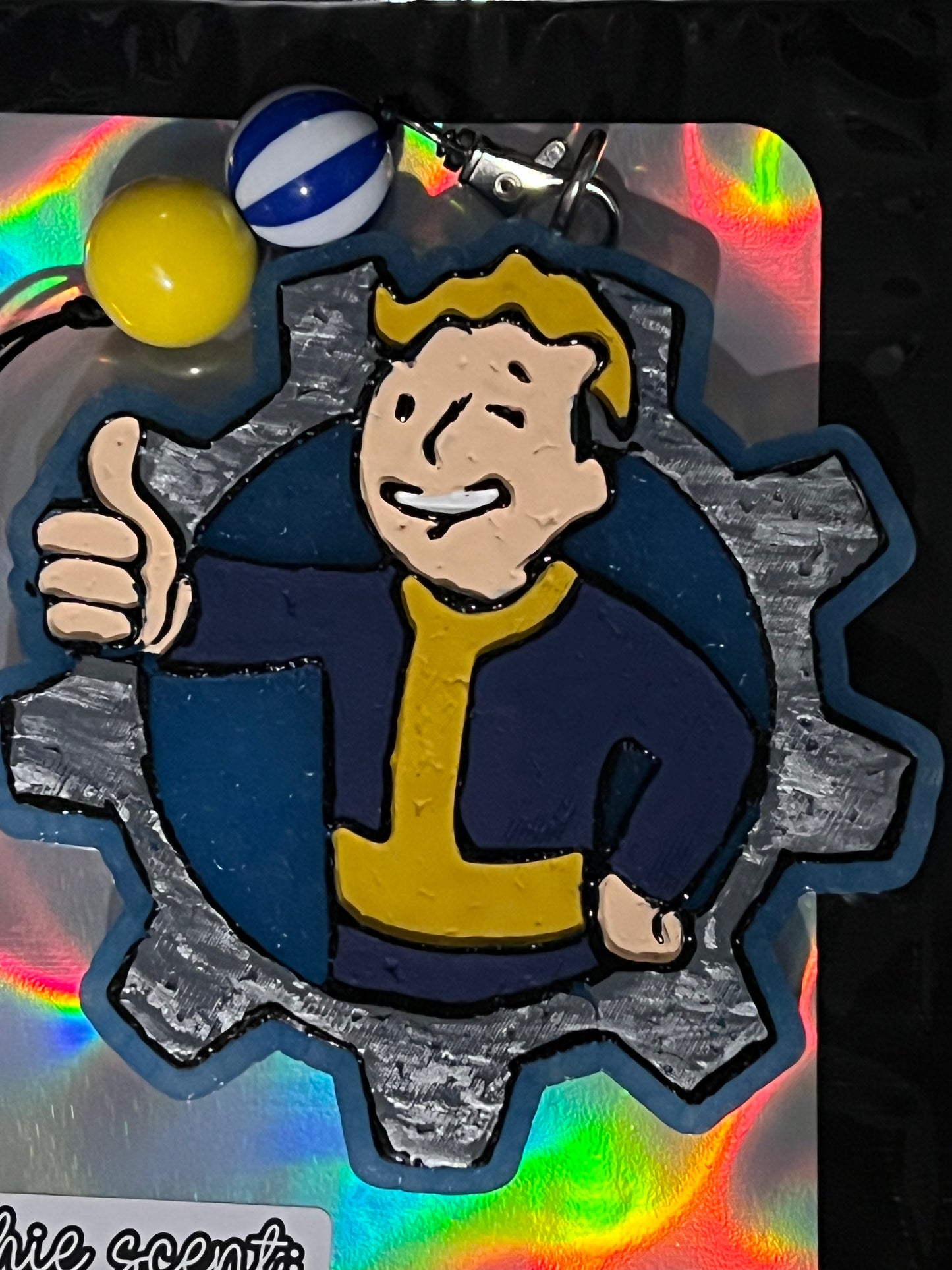 Vault Boy Inspired Car Freshie