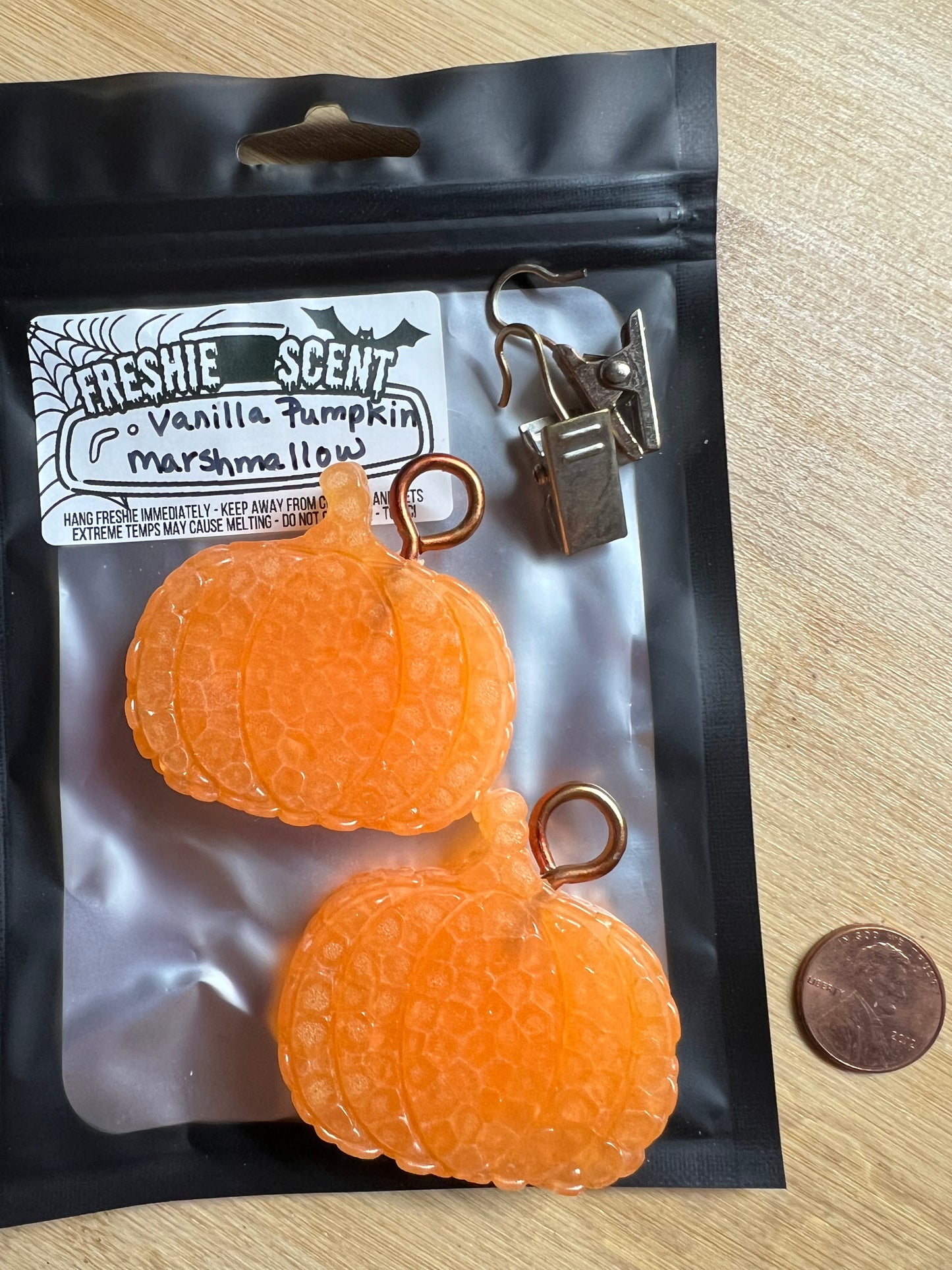CLEARANCE!!!!! Pumpkin Car Vent Freshies