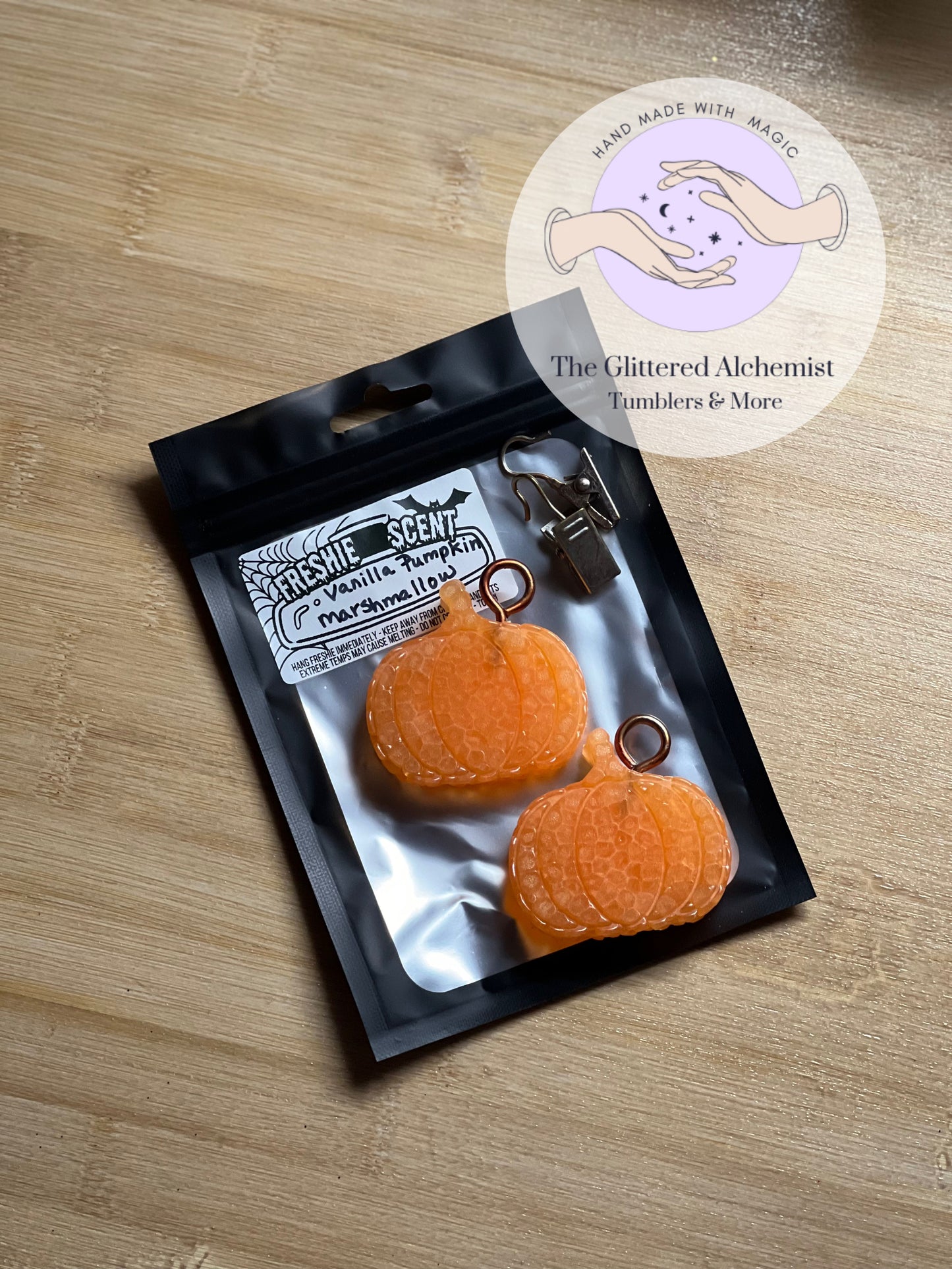 CLEARANCE!!!!! Pumpkin Car Vent Freshies