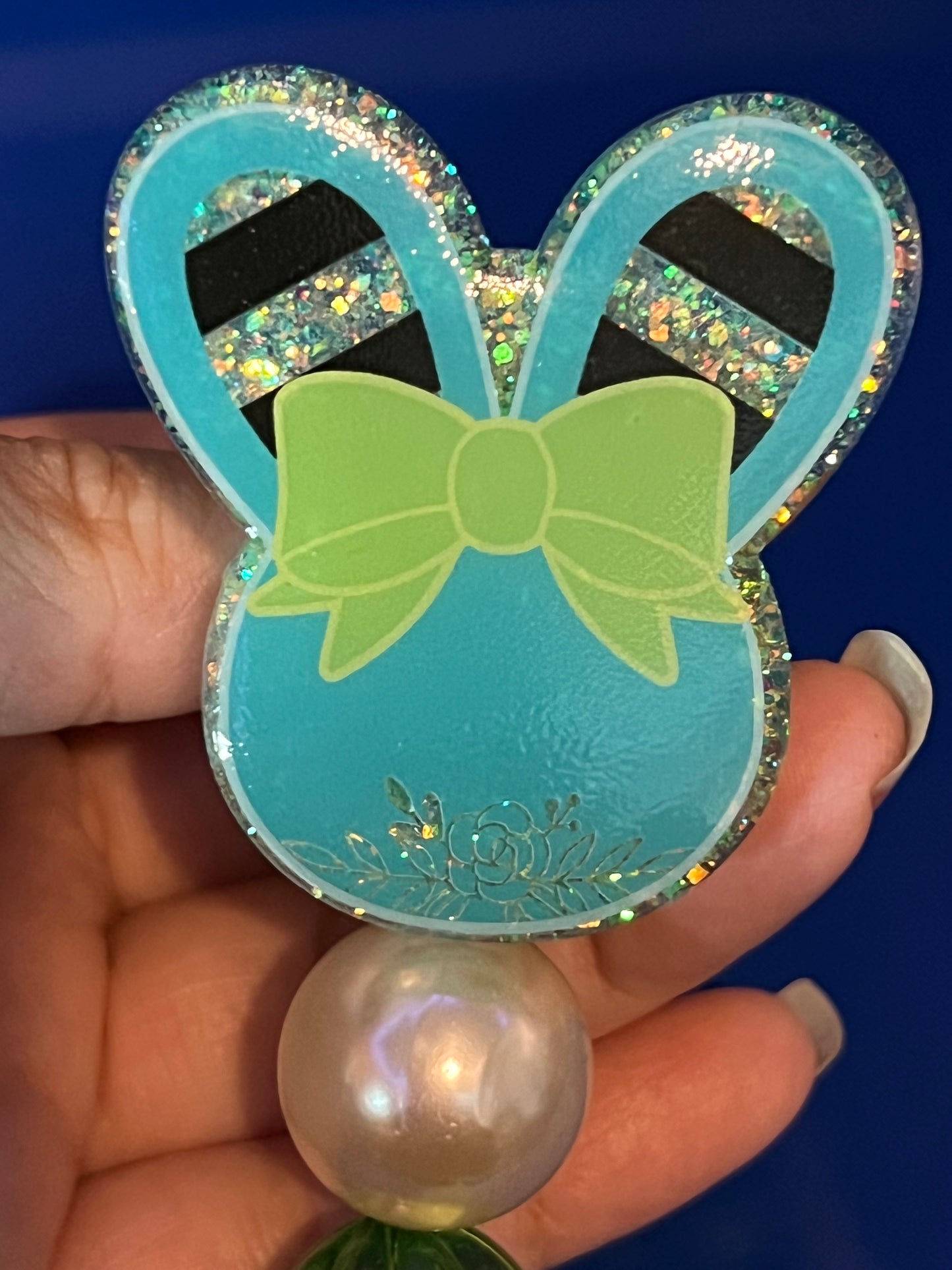 Bow Bunny Badge Reel