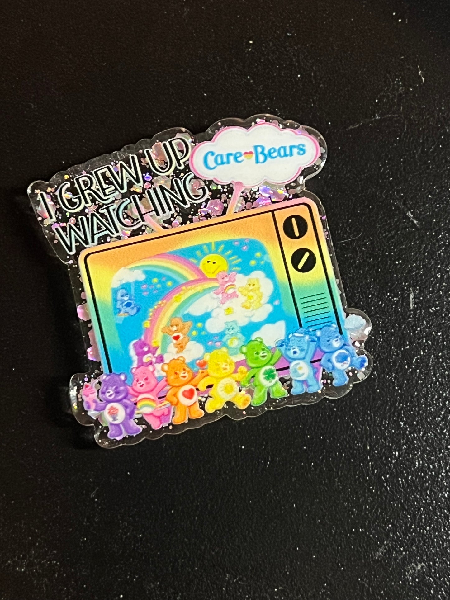 *INTERCHANGEABLE* Badge Reel Topper ONLY~ Grew up watching C.B.