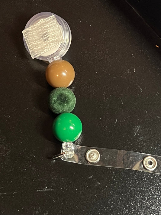 *INTERCHANGEABLE* Badge Reel Base ONLY~  EARTH TONES
