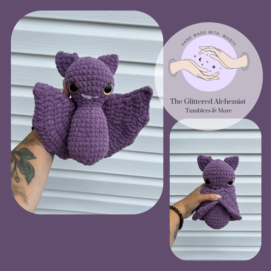 Spooky Crochet Bat