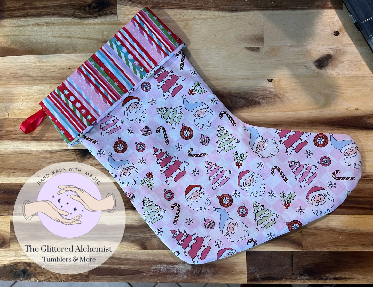 Pastel Christmas Stocking