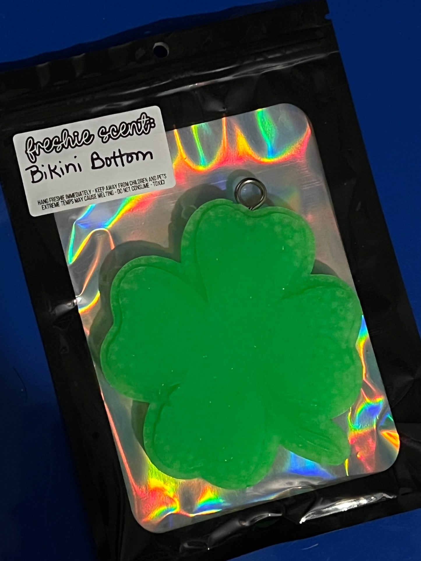 *Unfinished* 4 Leaf Clover Car Freshie (Bikini Bottom Scent)