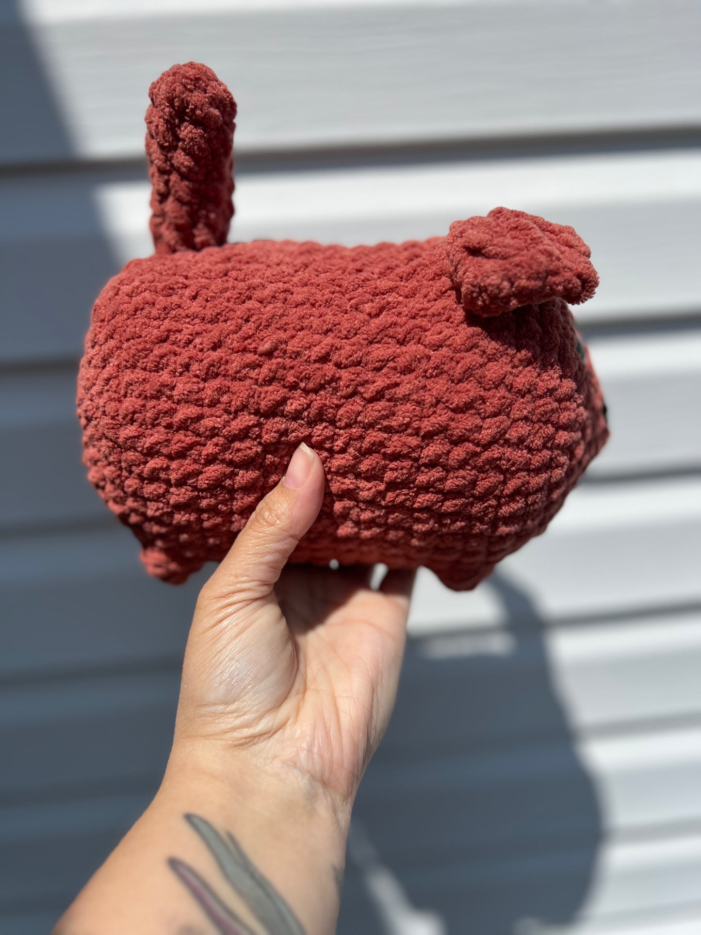 Crochet Dachshund Dog Loaf