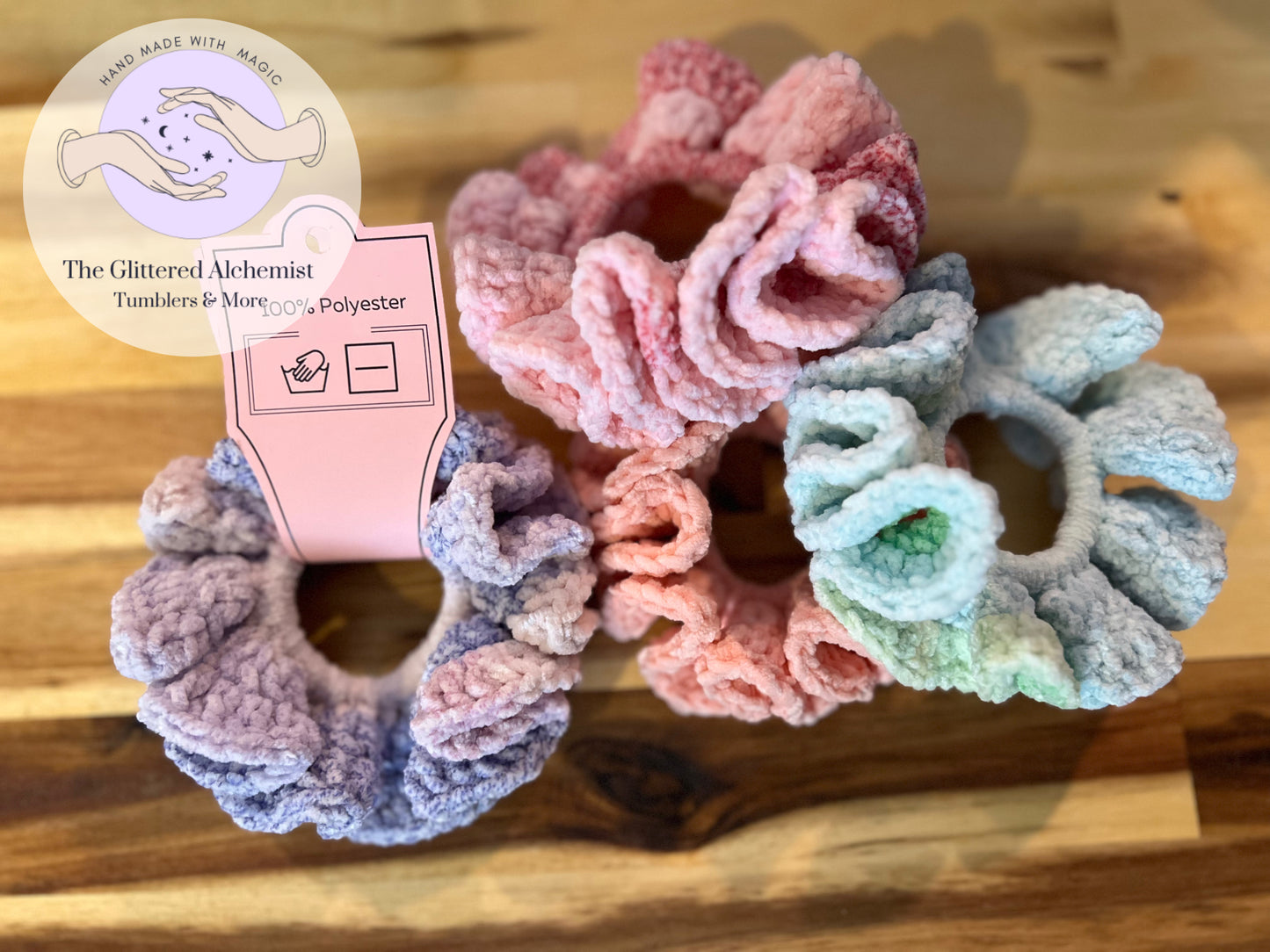 Crochet Hair Scrunchie