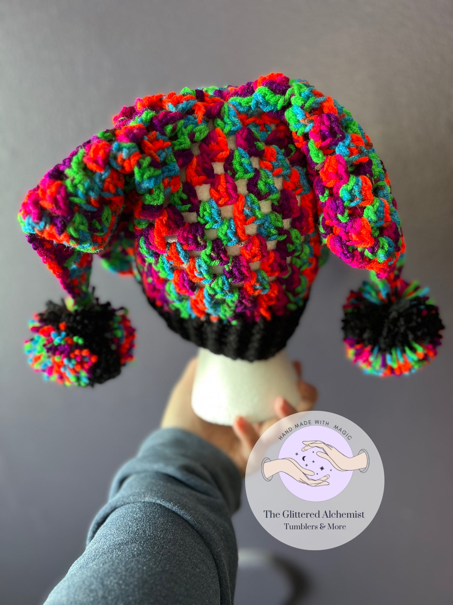 Crochet Jester Hat