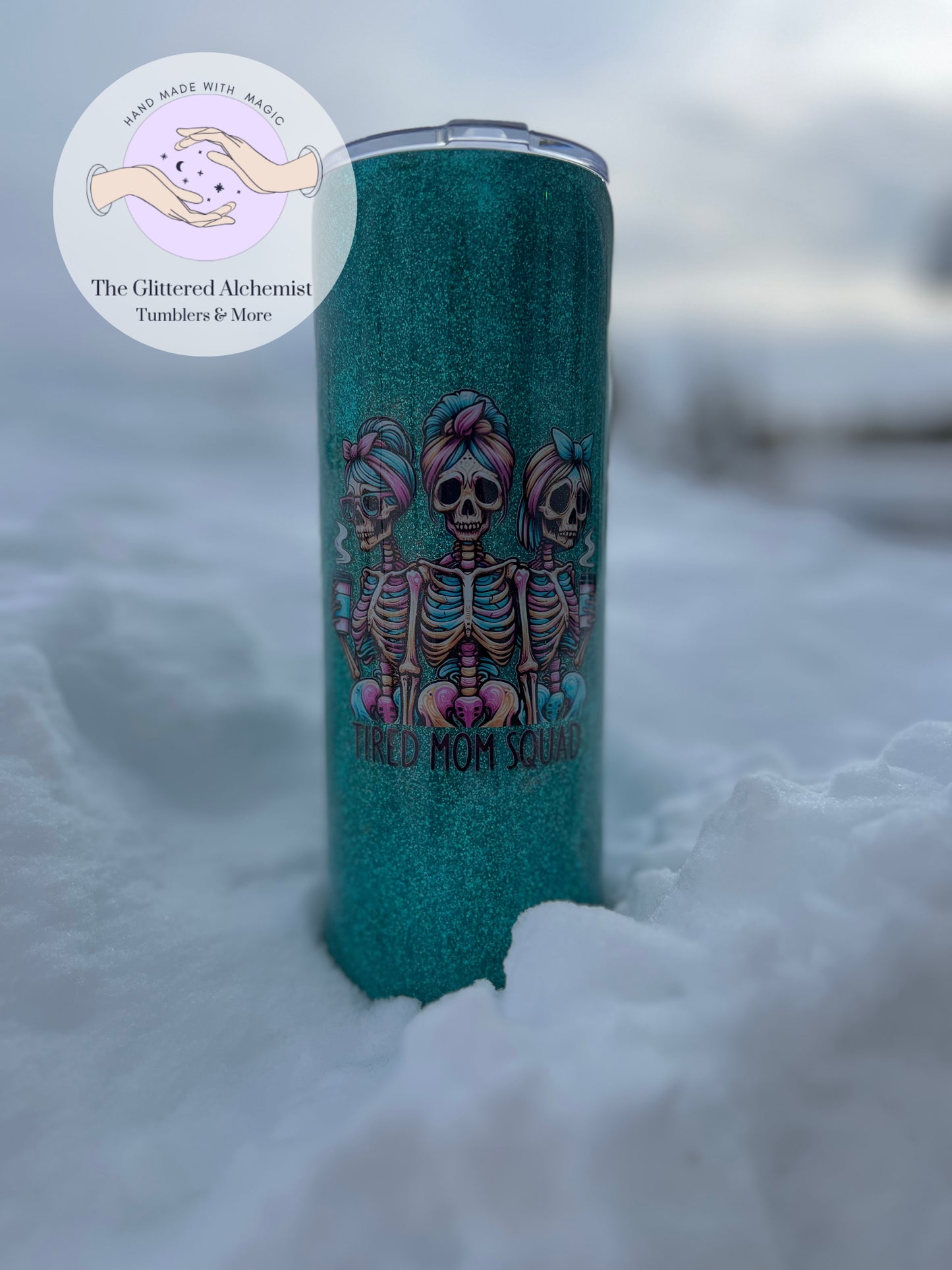 24oz Plump “Tired Mom Squad”
