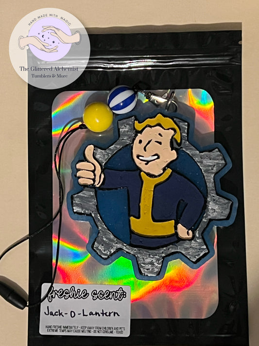 Vault Boy Inspired Car Freshie