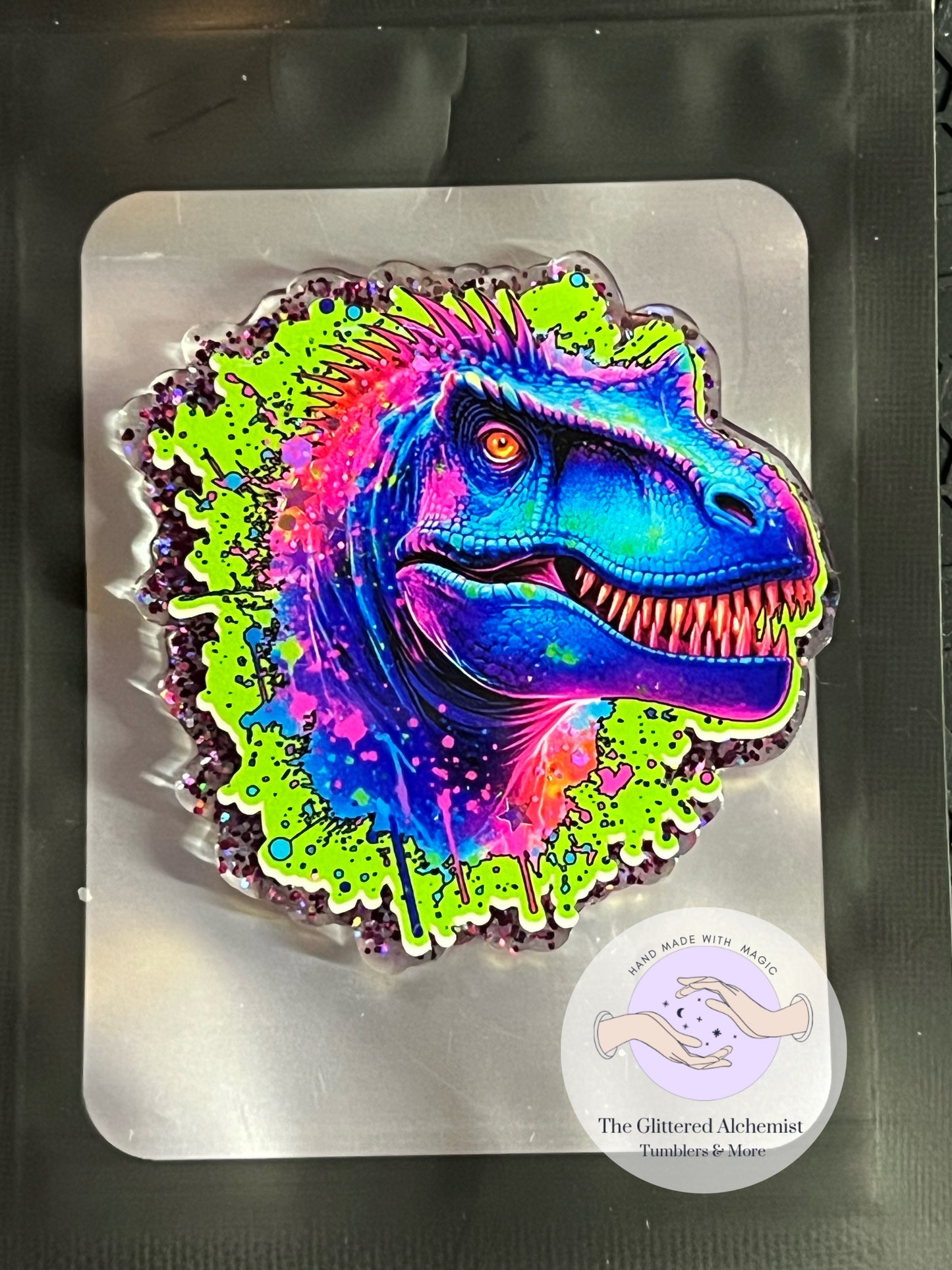 *INTERCHANGEABLE* Badge Reel TOPPER Only~ DINO