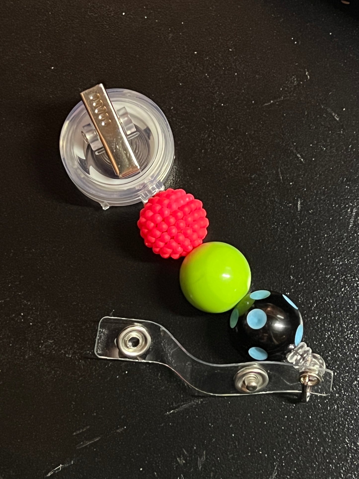 *INTERCHANGEABLE* Badge Reel Base Only~ NEON