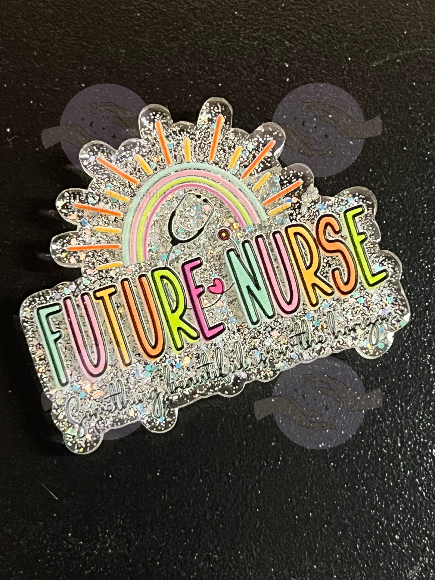 *INTERCHANGEABLE* Future Nurse Topper ONLY (For Badge Reel)