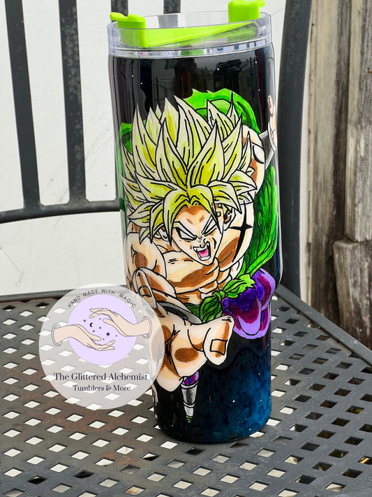 40oz Big Betty Hand Painted Anime Tumbler