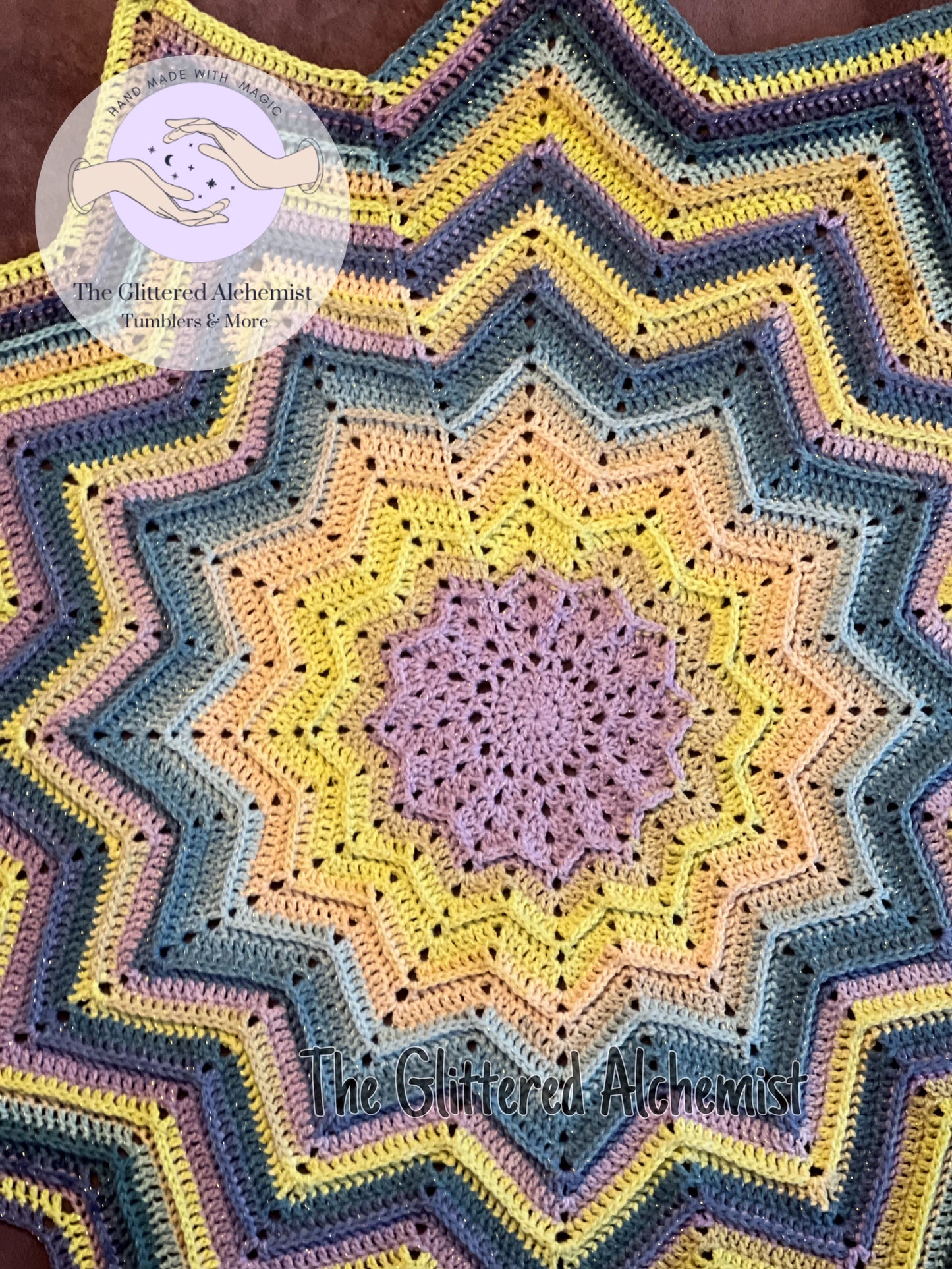 12 Point Star Baby Blanket