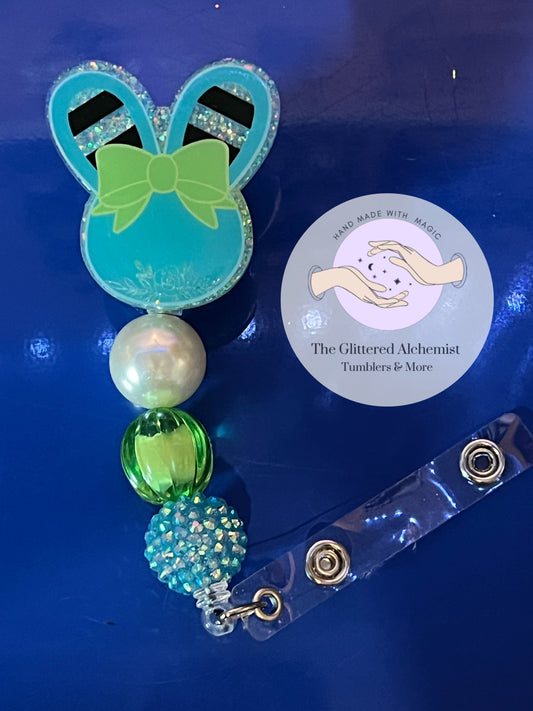 Bow Bunny Badge Reel
