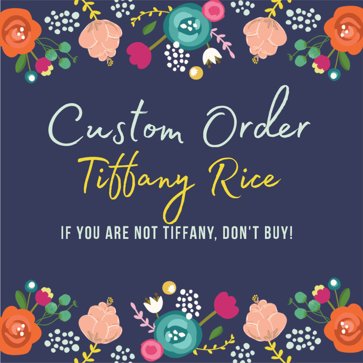 Custom Pens: Tiffany Rice