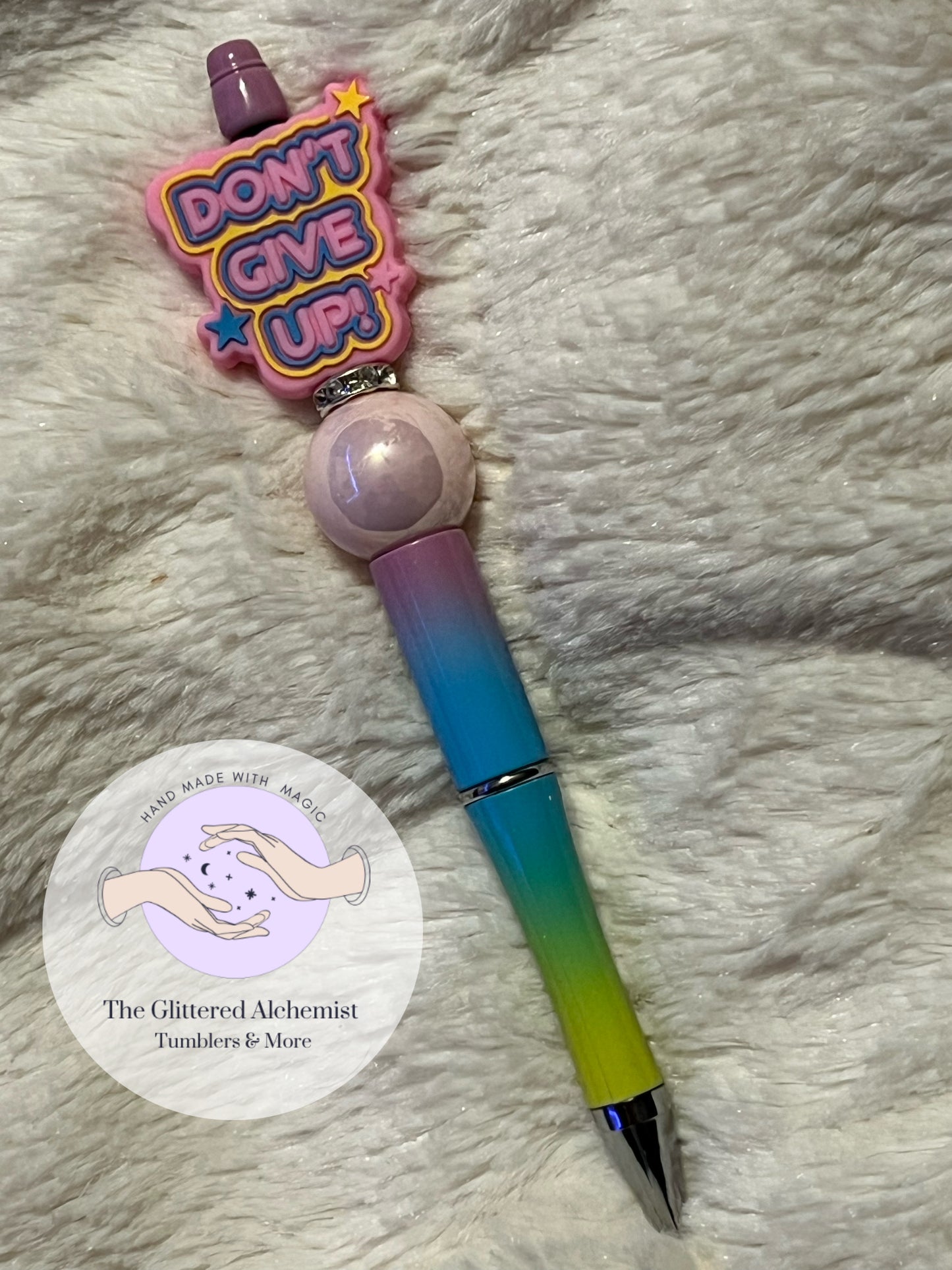 Don’t Give Up Beaded Pen