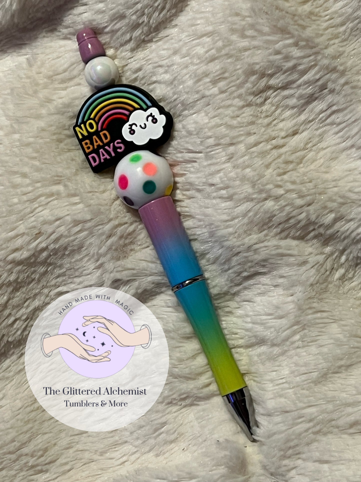No Bad Days Beaded Pen
