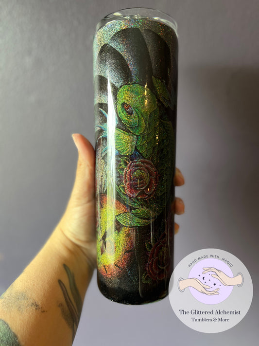 30oz Skinny Koi Tattoo Tumbler